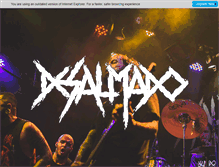 Tablet Screenshot of desalmado.com